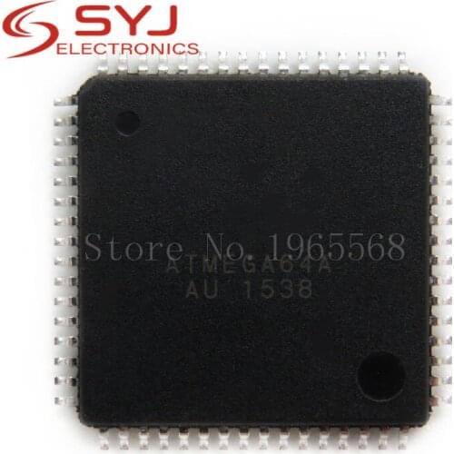 5pcs/lot ATMEGA64A-AU ATMEGA64A ATMEGA64AAU ATMEGA64 TQFP-64 In Stock