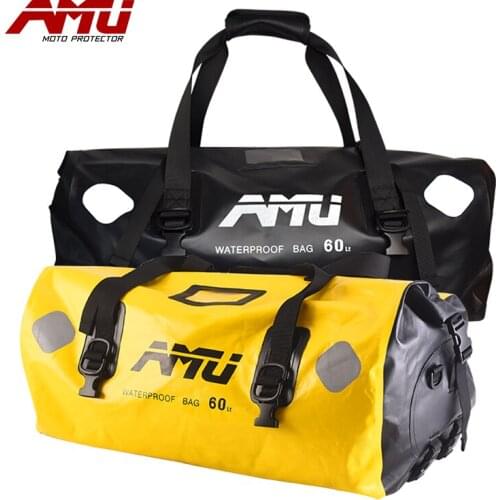 2018 60L motorcycle tail bag rear seat bag waterproof motorcycle travel equipment multi-function large capacity radish bag