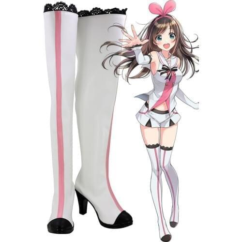 Anime A.I.Channel Kizuna AI Cosplay Boots Shoes Halloween Carnival Makeup Custom Made