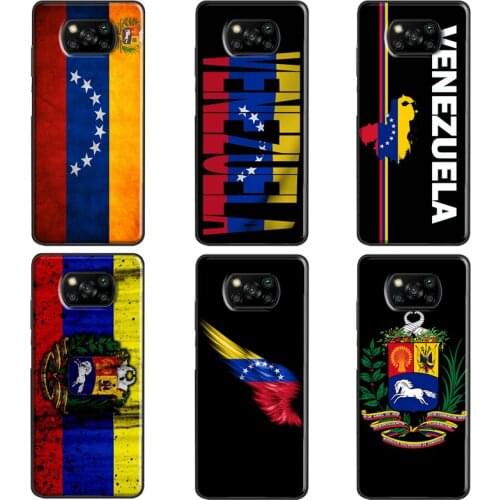 Venezuela Flag Coat Of Arms For POCO X3 F1 F2 F3 M3 Pro Phone Case For Xiaomi Mi 11 Ultra 9T 10T Pro Mi Note 10 Lite