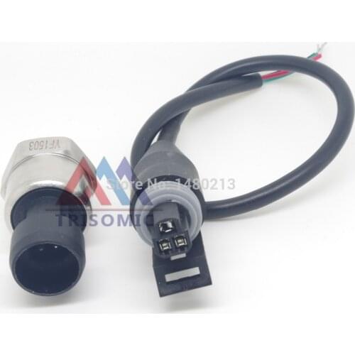 5PSI Pressure Transducer Transmitter Output 0.5-4.5V Gas Air Water 1/8" NPT With 30cm Cable Wire IP67 316 Stainless Steel Auto