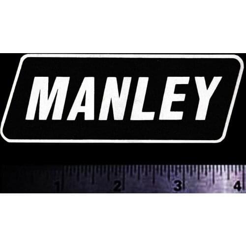 For x2 MANLEY - Original Vintage 1960s 70s Racing Decal/Sticker