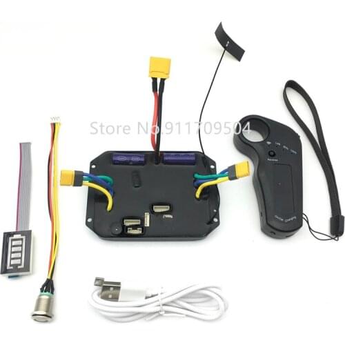 10S 36V dual-motor electric skateboard controller remote control electric four-wheeled scooter motherboard motor electronic spee