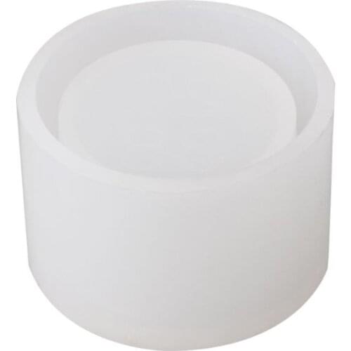 U90E Round Small Flowerpot Silicone Mould Storage Box Cake DIY Handmade Baking Mold