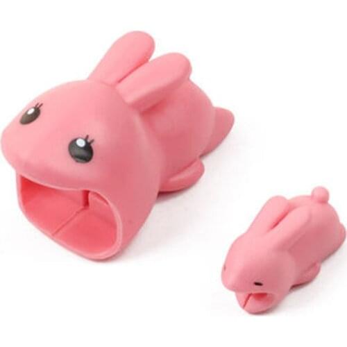 Cute 3D Cartoon Cable Animal Bites USB Charger Cable Protector For iphone 5 6 7 8 Cable Wire Organizer Charging Line Protection