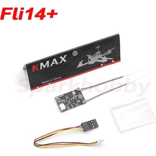KMAX Fli14+ Mini Receiver 2.4G 14CH With PA Amplifier And OSD RSSI Output For FLYSKY FS i6 i10 i6x RC Remote Control Drone