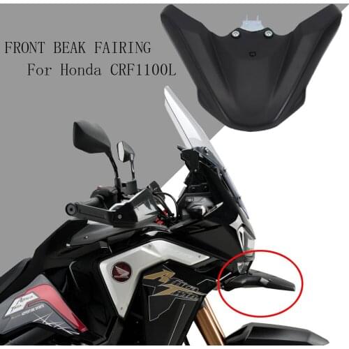 Headlight Cover Front Beak Nose Cone Extension Extender Fairing Aerodynamic Motorcycle For Honda CRF1100L Adventure CRF 1100 L