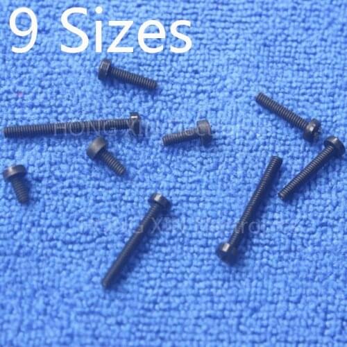 M2*4/5/6/8/10/12/15/18/20 black 1pcs nylon Round Head Philips Screws plastic Insulation bolts brand new PC/board screw bolt