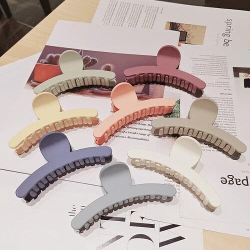 New Fashion Large Boutique Frosted Acrylic Wild Geometry Hairpin Barrette for Women Girl Accessories Headwear