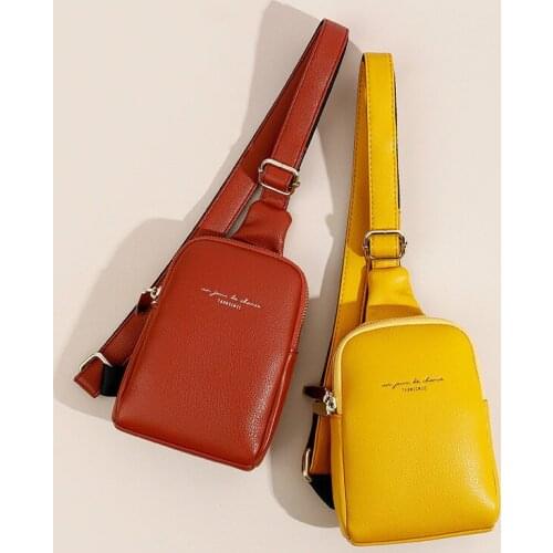 New Women PU Bag Fashion Sport Diagonal Bags 2020 European And American Cross Body Bag Woman Trend Retro Solid Color Luxury Bag