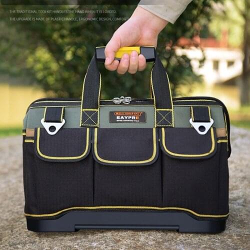 2019 New Portable13 Waterproof Heavy Duty Oxford Tool Bags Storage Organizer Pouch Case Large Capacity Electrician Bag DIY