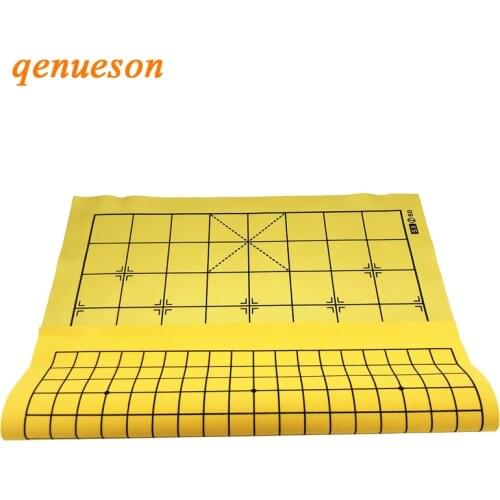 New Hot High Quality collapsible fasion leather chess board Chess cloth without piece Chinese chess go game board games qenueson