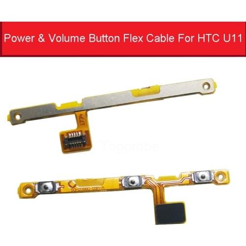 Genuine ON/OFF Power & Volume Flex Cable For HTC U11 U 11 5.5 In Audio Control Side Key Switch Button Flex Ribbon Spare Parts