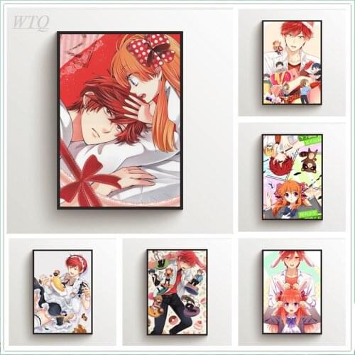 Gekkan Shoujo Nozaki-Kun Mikoshiba Canvas Painting Anime Posters Wall Posters Home Decor Wall Art Photos for Childrens Room