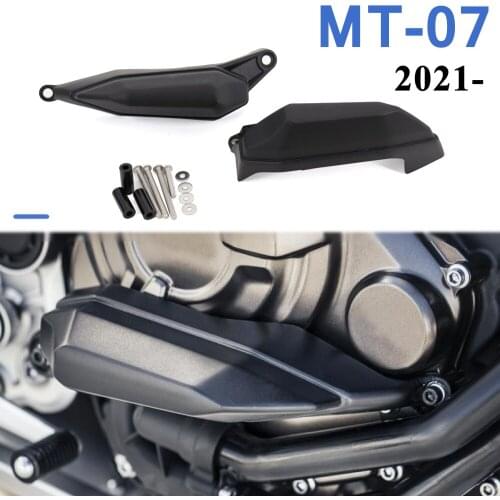 For Yamaha MT07 2021 Tracer 700 2020 Motorcycle Accessorie Lert and Right Engine Pulse Timing Cover Guard Crash Slider Protector