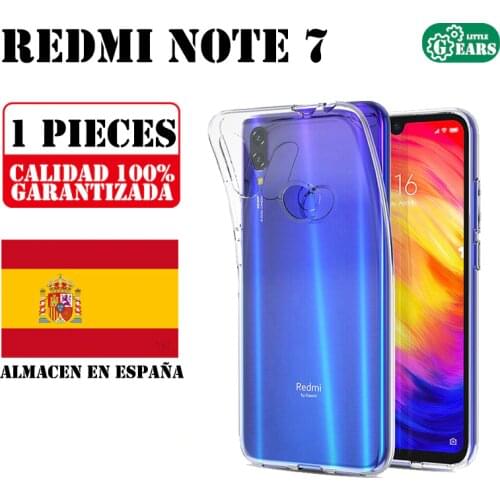 Xiaomi Redmi Note 7 Ultra Thin Transparent Silicone Case TPU Gel Case Protection Anti Shock and Resistant Dirt