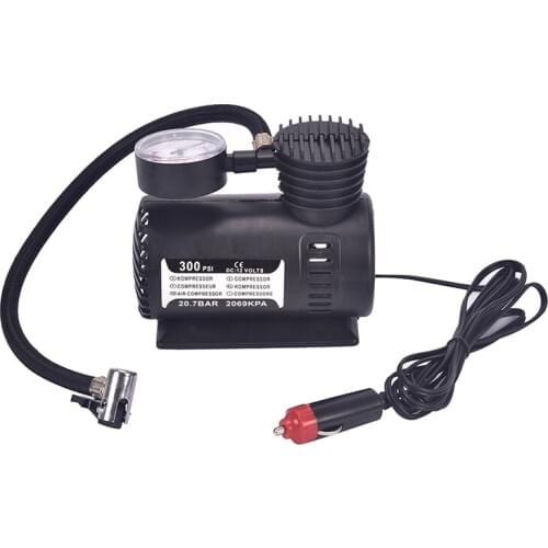 1PC 300 PSI Air Compressor Unit 12V Auto Car Electric Tire Air Inflator Pump Mini Air Compressor