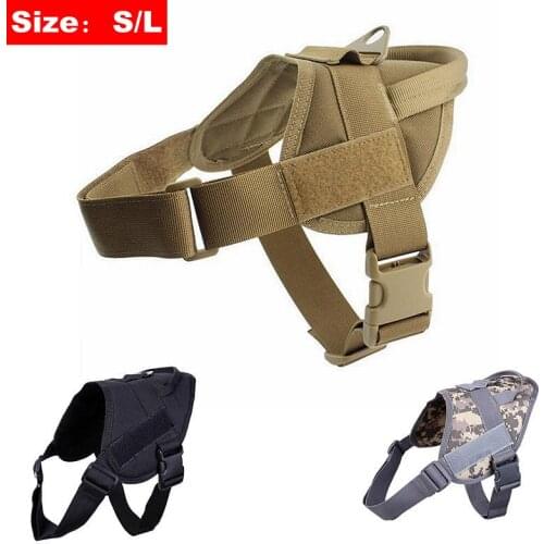 Army Tactical Dog Vests Outdoor Military Dog Clothes Load Bearing Water-Resistant Training Hunting For Service Dog Body Armor