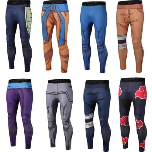 Brand Clothing 2021 New Arrive Mens Pants 3D Print Harajuku Cosplay Anime Skinny Leggings Trousers Fashion Tights Sweatpants