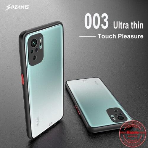 Rzants For Xiaomi Redmi Note 10 10S Redmi Note 10 Pro Max 4G Case Soft Matte Casing Air Bag Protection Slim Clear Cover