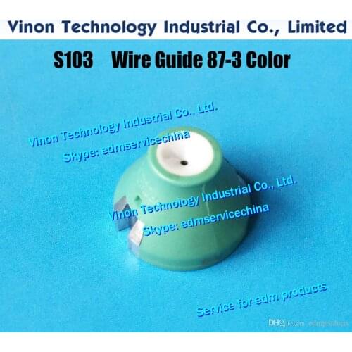 D=0.255mm Wire Guide 87-3 Color 0206109,3081423 edm Lower Diamond Wire Guide S103 0.255mm J03647A for AQ,A,AP,EPOC wire-cut edm
