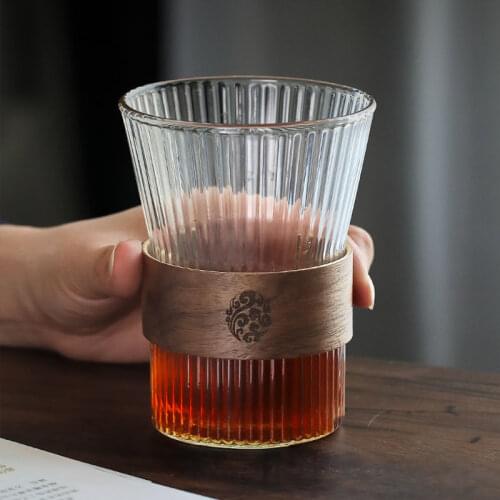 Italian Coffee Cup Heat Resistant Glass Heat Insulated Hand-Held Espresso Flower Tea Milk Red Wine Cold Drink Mug Beer Steins