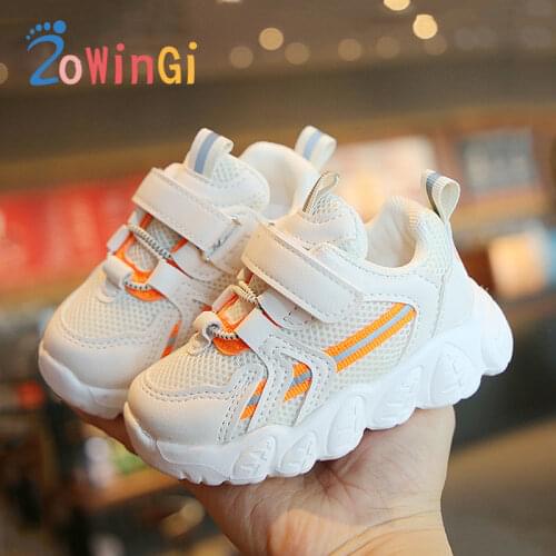 Size 20-31 Fashion Children Casual Shoes Baby Toddler Shoes Kids Mesh Breathable Sneakers Boys Girls Sports Running Shoes