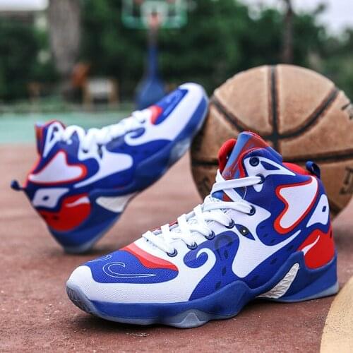 Basketball Shoes Men Breathable Platform Sneakers Men Street Basketball Culture Sneakers Men Professional Sports Training Shoes