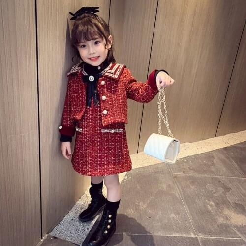 Autumn And Winter Girls Outfits Girl Clothes fashion tracksuit Children Infant Clothing sets Set Outfit For Teenagers fleece