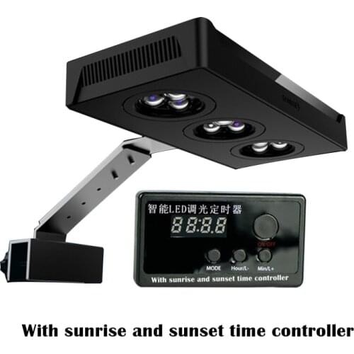 SANRISE Coral grow lights Reef Nano Full Spectrum LED sea Lamp Aquarium Cree LED W/ Touch Control Pro Sunrise Sunset controller