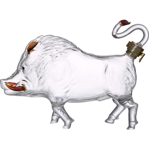 Luxury home bar glass lead-free Whiskey Decanter for Liquor Scotch Bourbon 0902-05