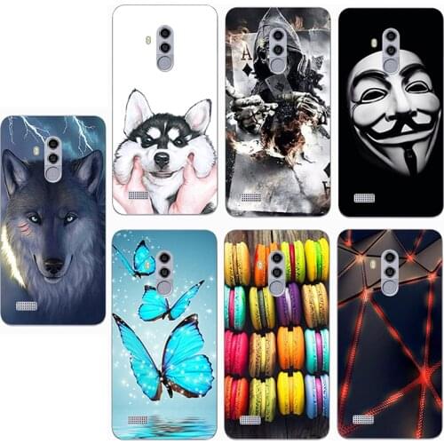 For BQ-5517L Twin Pro Case 5.5'' Silicon soft TPU Fundas for BQ 5517L Twin Pro case Animal Colorful Case for BQ5517L case Coque