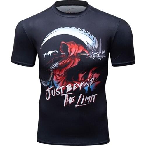 Custom Printed Rashguard O Neck Short Sleeve Sublimated Clothing