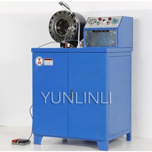 Greenhouse Lock Pipe Machine Automatic Crimping Machine 220V380V 3kw Hydraulic Pressure Pipe Steel Pipe Shrinkage MachineYM500-C