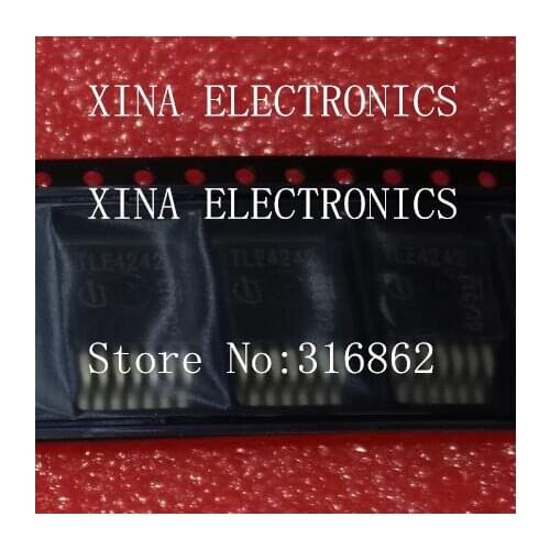 TLE4242G TLE4242 TO-263-7 ROHS ORIGINAL 10PCS/lot Free Shipping Electronics composition kit