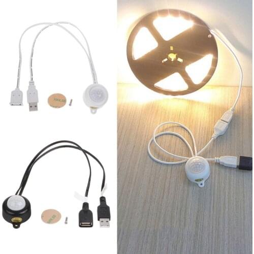 USB LED Light Strip Switch DC5-24V Human Body Infrared PIR Motion Sensor Switch Dropship New
