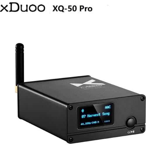 XDUOO XQ50 Pro/ XQ-50 ES9018K2M HiFi USB PC DAC AMP Buletooth 5.0 Audio Receiver Converter Support AptX/SBC/AAC Amplifier System