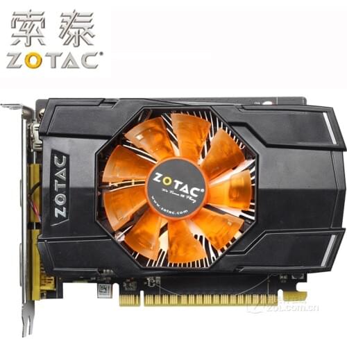 ZOTAC GTX 750Ti 2GD5 Graphics Card GDDR5 128Bit Video Card GeForce GTX 750 Ti 2GB GM107 Map For NVIDIA GT700 GTX750Ti-2GD5 Used
