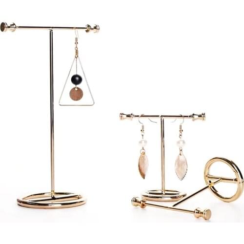 Jewelry Hanger Rack Display Stand Earrings Showcase Show Shelf Jewelry Organizer Rack Earring Organizer Display Stand