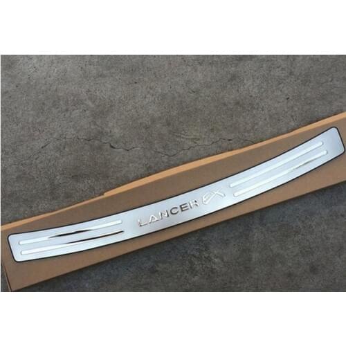 Stainless steel Rear Bumper Guard Protector plate for Mitsubishi Lancer EX 2010-2015