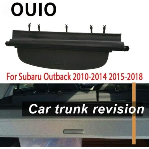 For Subaru Outback 2018 2017 2016 2015 2010-2014 Rear Trunk Cargo Cover Security Shield Screen shade High Qualit Car Accessories
