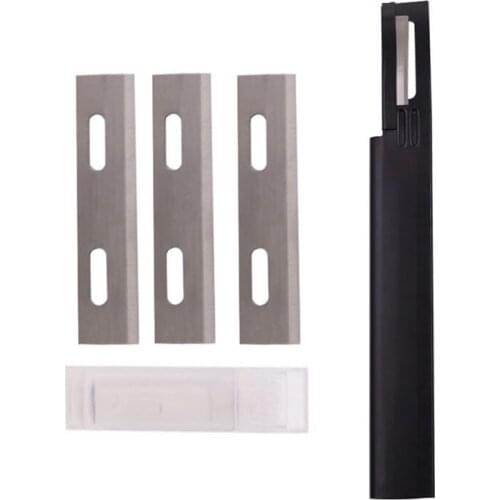 1 Set Leather Thinning Knife US Style Thinning Cutter Blade Knife Leather Skiving Knife DIY Leather Craft Maker Tool