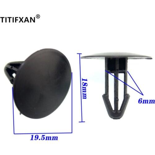 20pcs Car engine cover rubber strip side fender buckle for Honda Civic CRV Fit City fastener clip