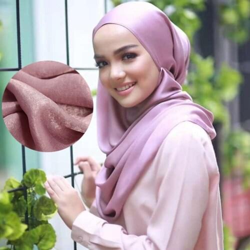 2019 New Silk Muslim Wrap Instant Hijab Scarf Ready To Wear Shawl Headscarf Satin Islam foulard femme musulman Turban For Women