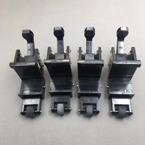 4PCS Kuco teneth pinch roller assembly for TH1300X 740 T48L T48LX Cutter Cutting plotter paper pressure rubber roller frame ASSY