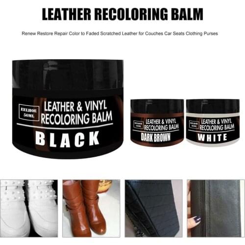 50ml Non-toxic Car Seat Leather Repair Cream Leather Shoes Leather Jacket Purses Sofa Maintenance Repair Cream