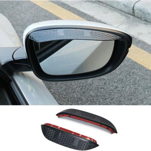 Car rear Rearview Side glass Mirror trim frame Rain Shield Sun Visor Shade eyebrow parts For Kia Sportage KX5 2016 2017 2018