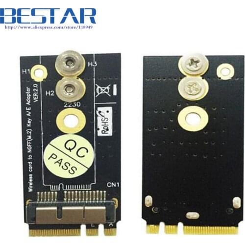 BCM94360CS2 BCM943224PCIEBT2 Wireless Card to NGFF M.2 Key A/E Adapter for Macbook OS