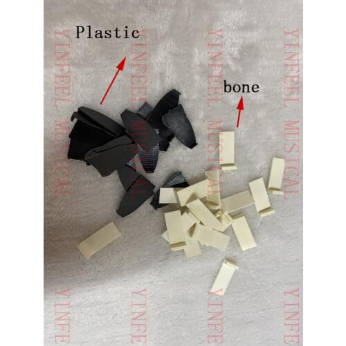 Free Shipping New 50Sets/100pcs violin bow tips bone tip black plastic free shipping