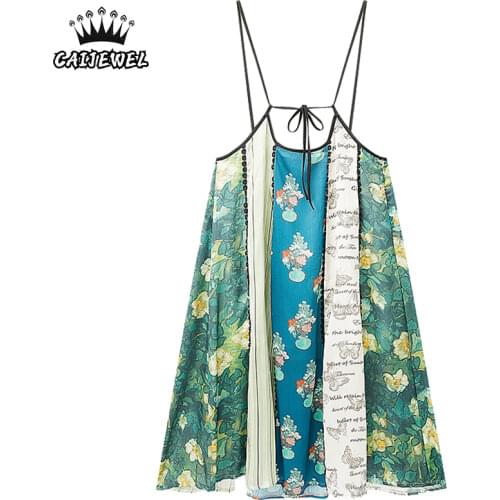 Летние платья без рукавов CAIJEWEL China At AliExpress